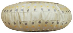 Almofada Redonda Ravi Cheia em Tons Marrom 40x40cm - ARI-0301