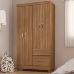 Guarda Roupa 4 Portas 2 Gavetas Lotus D02 Amendola Touch - Mpozenato