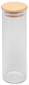 Porta Mantimento De Vidro Borossilicato Com Tampa De Bambu 210ml 20525 Wolff