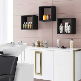 Kit 15 Nichos Organizador 30x30cm Preto G01 - Gran Belo