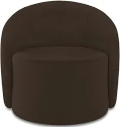 Sofá 2 Lugares 140cm Wendi e Poltrona Steve Suede Marrom I01  - Mpozen