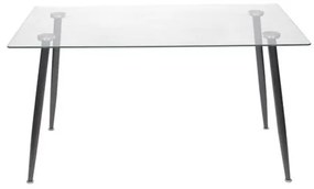 Mesa de Jantar Moderninha em Aco cor Preta 120cm - 51847 Sun House