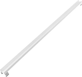 Base Refletora Aluminio Branco Para Perfil New Fit40 1M