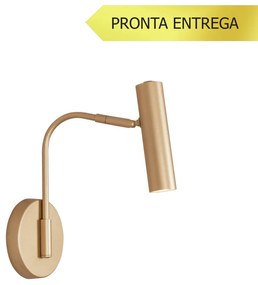 Arandela Tubo Braço Articulado 01Xmr11 - Qimporta Ar2319 (CHAMPANHE)