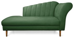 Divã Recife Suede 165 cm Pés Chanfrado Castanho - D'Rossi - Verde