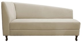 Kit Divã Recamier Heitor 140cm Lado Esquerdo e 02 Poltronas Luiza Suede - ADJ Decor