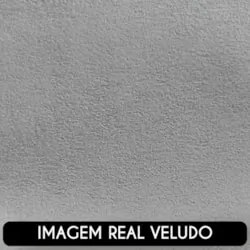 Poltrona Decorativa Orgânica para Sala Kit 2 Belarus Z08 Veludo Cinza