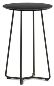 Mesa Lateral Pix Tampo em MDF e Base em Aco Tubular Preta 60 cm (ALT) - 55375 Sun House