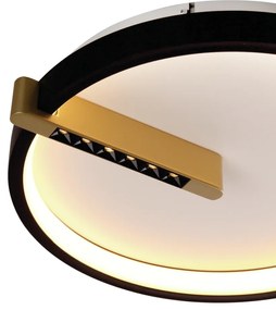 Plafon Byte Ø38,5X7,5Cm Redondo Led 46W 3000K Bivolt Alumínio E Acríli...
