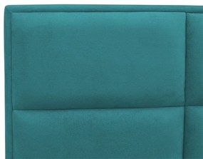 Cabeceira Painel Cama Box Casal Queen 160cm Nina Suede Turquesa - Sheep Estofados - Água