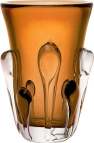 Vaso Murano Fluire M - Marrom  Marrom