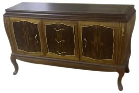 Balcão Regência Madeira Maciça Marchetaria Design Clássico