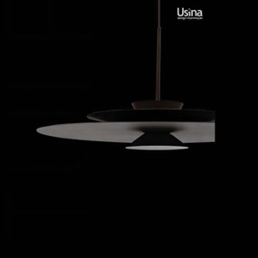 Pendente Tule Ø50X25,5Cm 1Xmr16 - Usina 25122/50 (BT - Branco Texturizado, Igual a Cor 1)