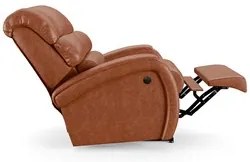 Poltrona do Papai Reclinável Kalie Power Elétrica FH9 PU Caramelo Bril