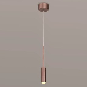 Pendente Match 7W Led 3000K Ip20 Marrom Bivolt Ø4Cm | Opus Dn 37776 (Marrom)