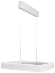 Pendente Led Aluminio Acrilico 30W 3200K Yamamura - BRANCO