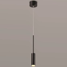 Pendente Match 7W Led 3000K Ip20 Preto Bivolt Ø4Cm | Opus Dn 37769 (Preto)