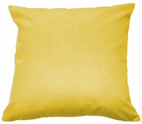 Almofada Decorativa 50x50 Tecido Suede Amarelo