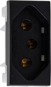 Modulo Tomada Plastico Preto 20A Inova Pro