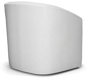 Poltrona Decorativa Base Giratória Stella Max Linho D03 - D'Rossi - A05 Cinza