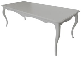 Mesa de Jantar Vintage - 8 Lugares - 2,2m - Cinza Claire Provençal Kleiner