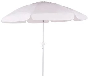 Ombrellone Arthur Branco - Varetas em Aluminio - Acionado com Manivela 220cm - 68993 Sun House