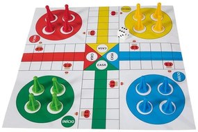 Jogo Ludo Colorido 18 Peças