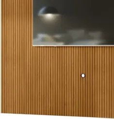 Painel Para TV 75 Polegadas 238cm André Z10 Off/Cinamomo - Mpozenato