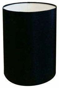 Cúpula Abajur Cilíndrica Cp-8004 Ø15x25cm Preto