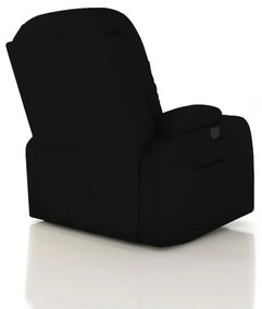 Poltrona do Papai Reclinável Sala de Cinema Crihs Elétrica Lift Elevação PU Preto G23 - Gran Belo