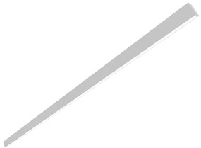 Plafon Led Sobrepor Retangular 53,4W 3000K Fit40 - BRANCO