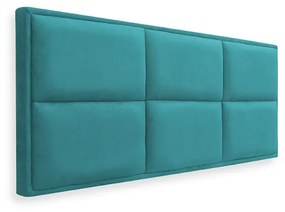 Cabeceira Painel Cama Box Casal Queen 160cm Nina Suede Turquesa - Sheep Estofados - Água