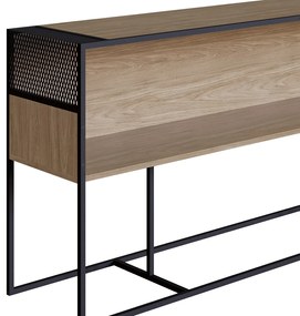 Aparador com Nicho New 160 cm Hanover e Preto - D'Rossi