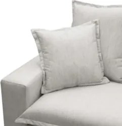 Sofá 4 Lugares Sala Living 280cm Dalton L08 Linho Mescla     - Mpozena