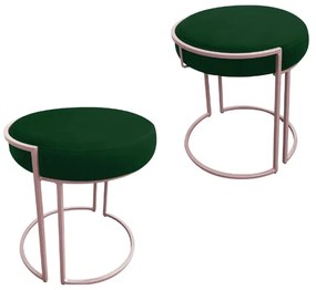KIT 02 PUFF LOVE SUEDE BASE ROSE DROSSI - Verde