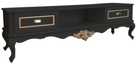 Rack Lavanda 2m - Preto com Dourado Soléil Kleiner