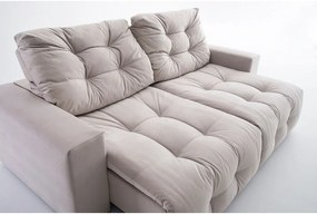 Sofá 5 Lugares Retrátil e Reclinavel - Bono Suede Azul