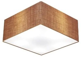 Plafon Para Sala de tv Quadrado TV-3000 Cúpula Cor Palha