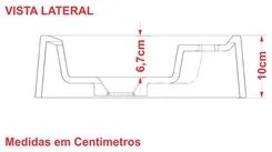 Cuba Pia de Apoio para Banheiro Oval Ox 43 C08 Bege - Mpozenato
