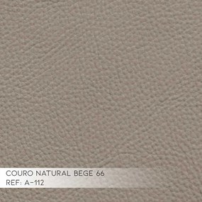 Kit 2 Poltronas Decorativa Sala de Estar Pés Palito Lubbock Couro Bege G58 - Gran Belo