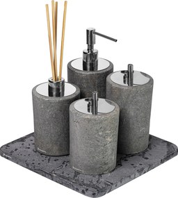 Conjunto Banheiro 4 Pçs Petra  Cromado