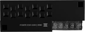 Driver Alumínio Preto 35w 24v Evo 127/220v