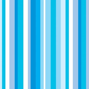 Papel de Parede listrado azul e branco