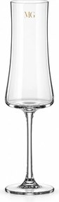 Taça de Cristal para Champanhe Classic 300ml - Incolor  Incolor