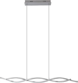 Pendente Led Metal Aluminio Branco 30W Flow - LED BRANCO NEUTRO (4000K)