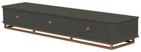 Rack Curve G - Kansas c/ Detalhes Dourado Soleil Kleiner
