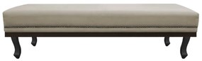 Calçadeira Solteiro Orlando P02 90 cm para cama Box Suede - ADJ Decor