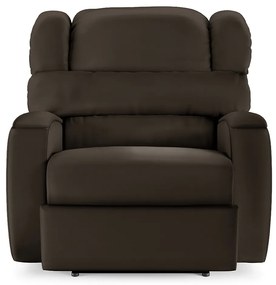 Poltrona do Papai Sala de Cinema Reclinável Kylie Power Elétrica PU Marrom G23