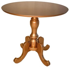 Mesa de Apoio Clássica Redonda Aile 80cm - Dourado Soleil Provençal Kleiner