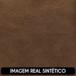 Poltrona Decorativa Orgânica para Sala Belarus Z08 Sintético Marrom -